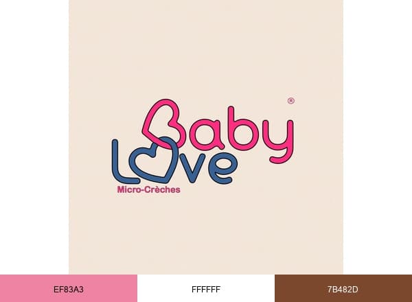 Micro-crèche Baby Love Castanet-Tolosan et Escalquens brand color palette