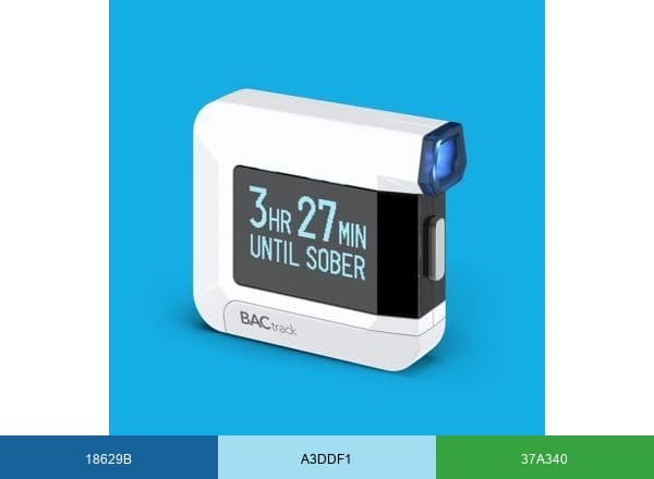 BACtrack brand color palette