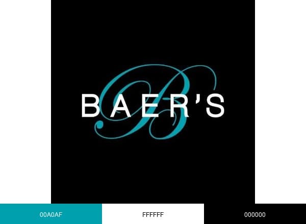 Baer's brand color palette