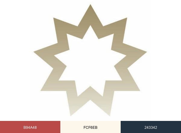 Baha'is of the United States brand color palette