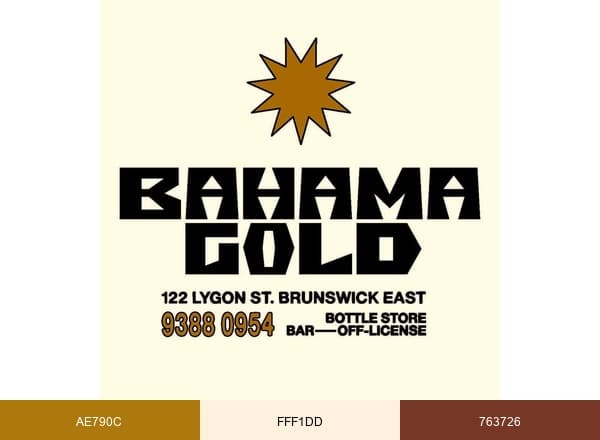 Bahama brand color palette