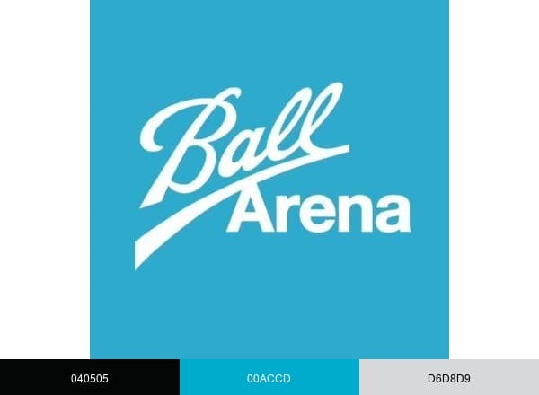 Ball Arena brand color palette