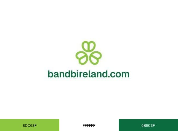 BedBreakfast Ireland brand color palette