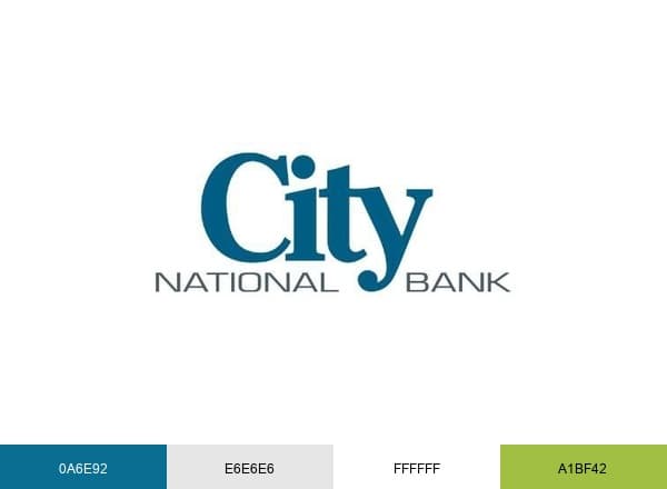 City National Bank brand color palette