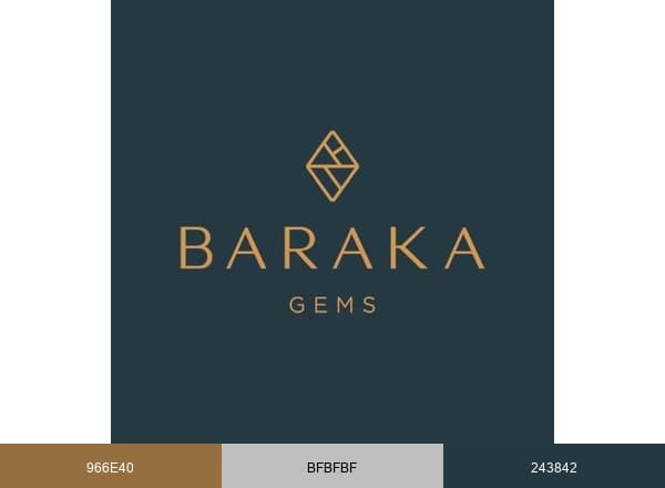 Baraka Gems brand color palette