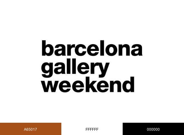 Barcelona Gallery Weekend brand color palette