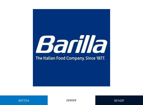 Barilla Group brand color palette