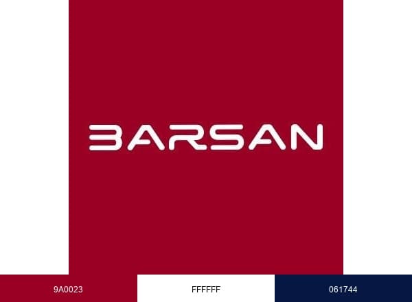 Barsan Global Logistics brand color palette
