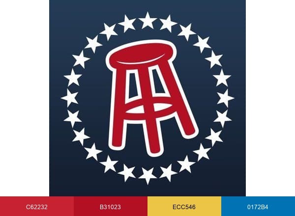 Barstool Sports brand color palette