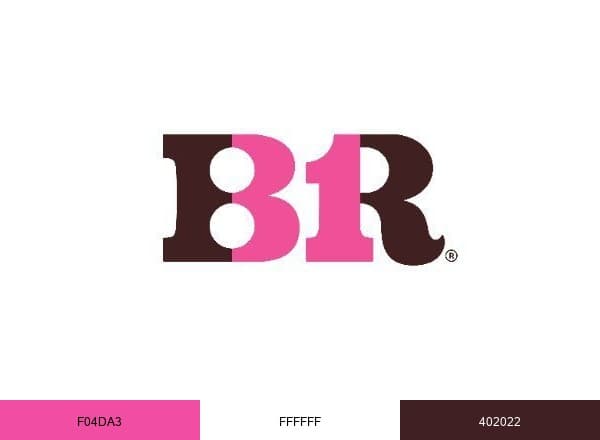 Baskin-Robbins brand color palette