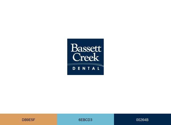 Bassett Creek Dental brand color palette