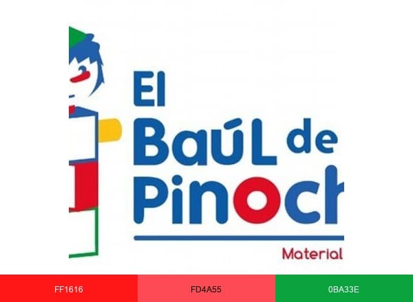 Baúl de Pinocho brand color palette