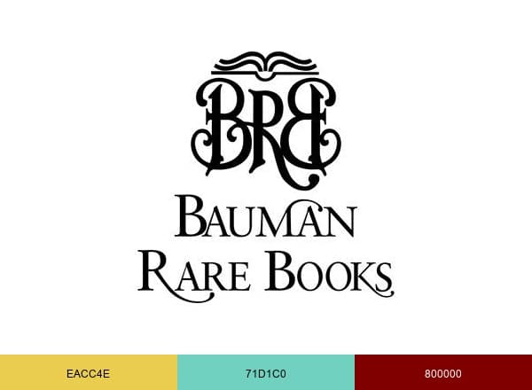 Bauman Rare Books brand color palette