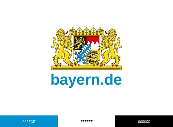 Bayern.de brand color palette