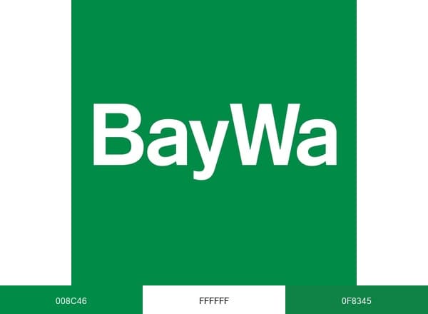 BayWa AG brand color palette