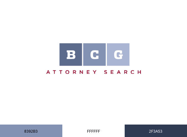 BCG Attorney Search brand color palette