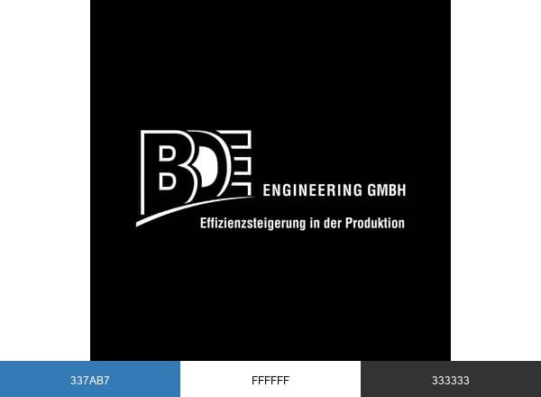 BDE Engineering GmbH brand color palette