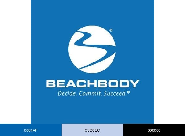 Beachbody brand color palette