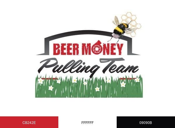 Beer Money Pulling Team brand color palette