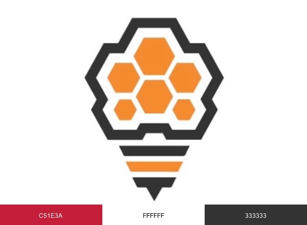 Bees Lighting brand color palette