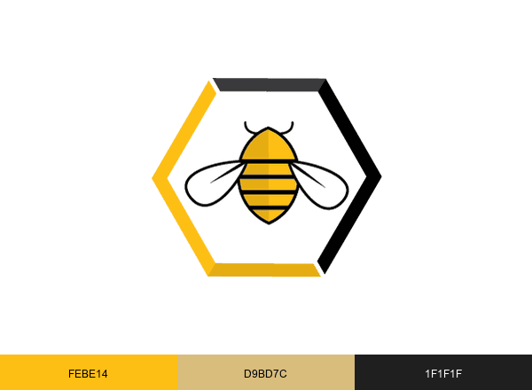 Bee Well Physical Therapy brand color palette