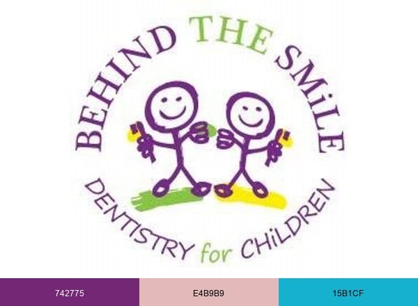 Behind the Smile brand color palette