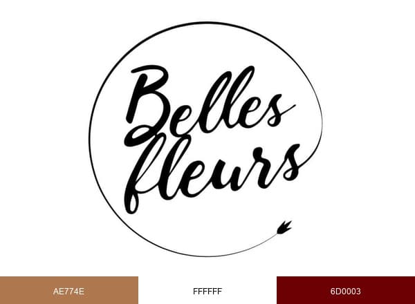 Belles Fleurs brand color palette