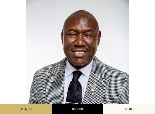 Ben Crump brand color palette