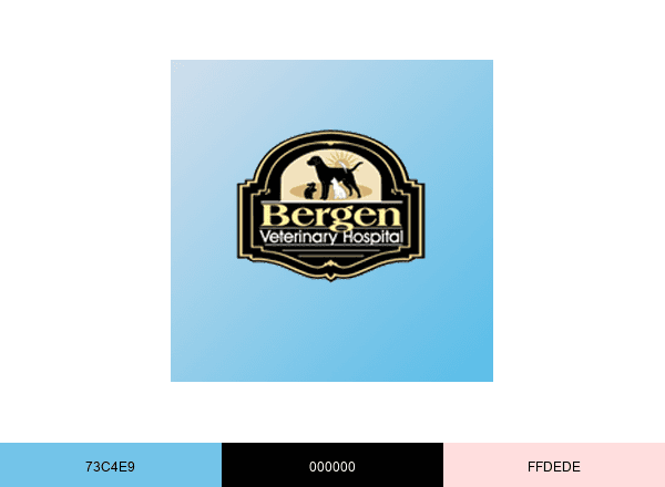 -Bergen Vet brand color palette