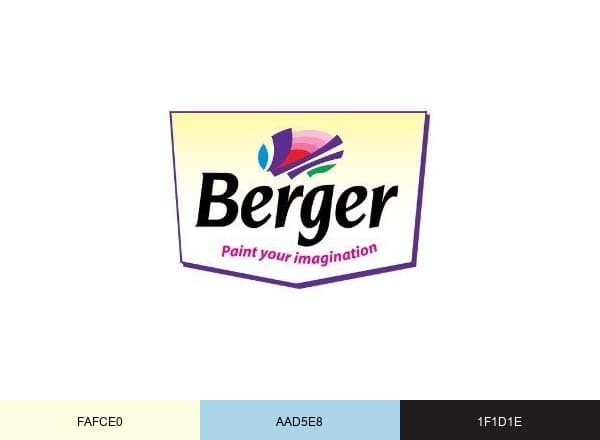 Berger Paints brand color palette
