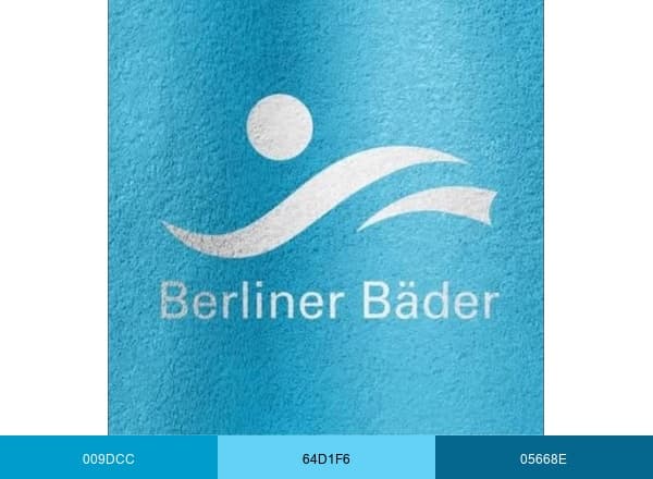 Berliner Bäder brand color palette