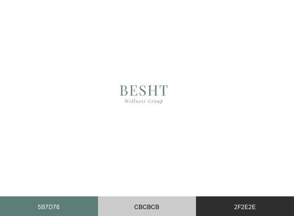 Besht Wellness brand color palette