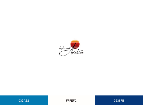 Best Coast Aviation brand color palette