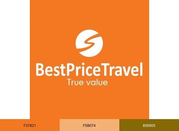 BestPrice Travel brand color palette