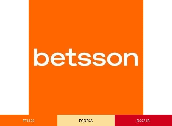 Betsson Colombia brand color palette