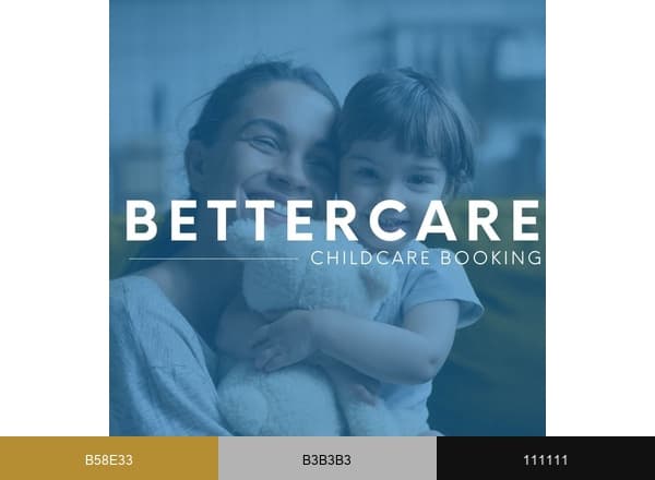 BetterCare Booking brand color palette