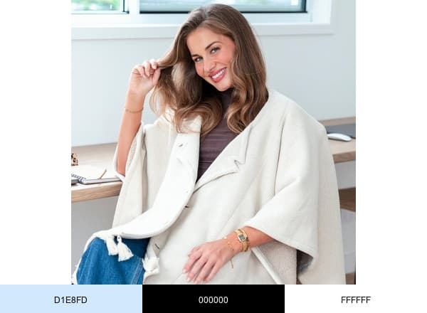 Warmür Blankets brand color palette
