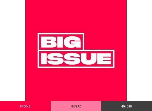 Big Issue brand color palette