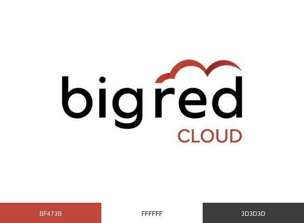 Big Red Cloud brand color palette
