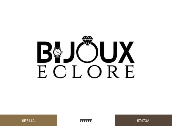 Bijoux Eclore brand color palette