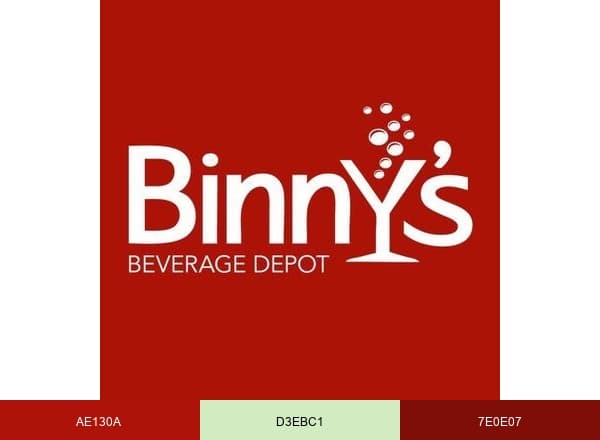 Binny's Beverage brand color palette