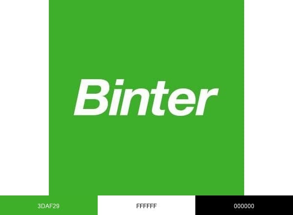 Binter brand color palette