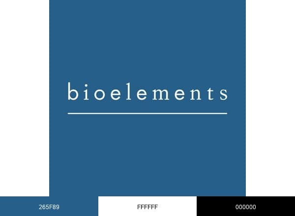 Bioelements brand color palette