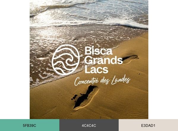 Bisca Grands Lacs brand color palette