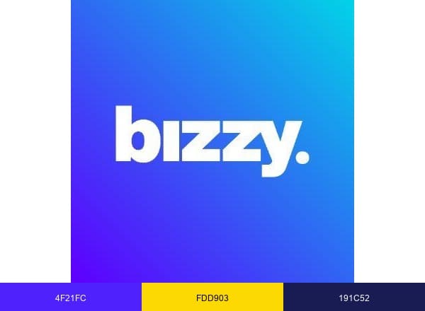 Bizzy brand color palette