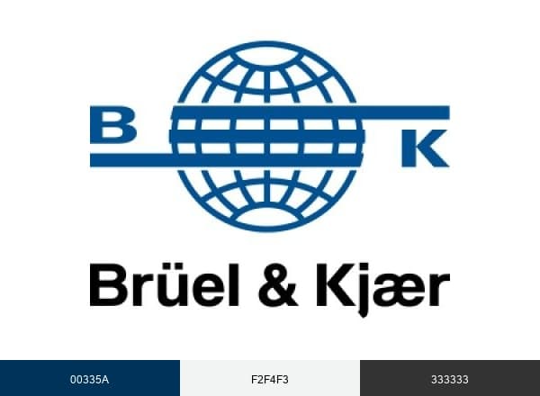 Bruel & Kjaer Sound & Vibration Measurement A brand color palette