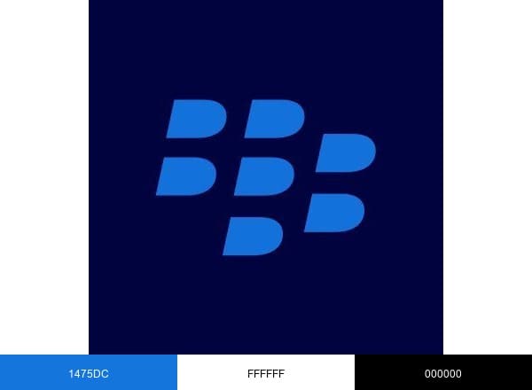 Blackberry brand color palette