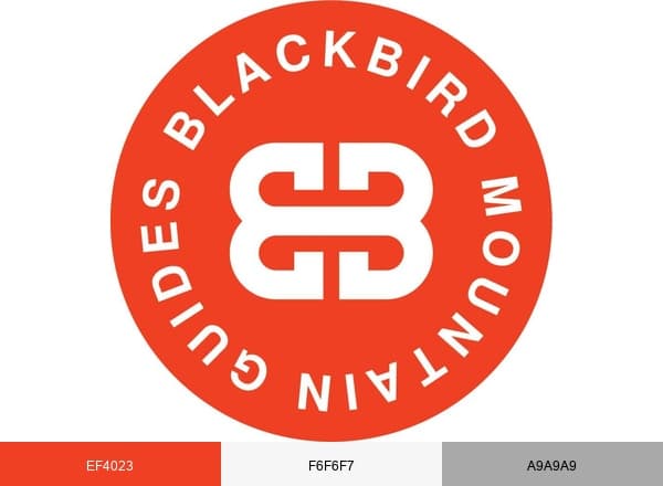 Blackbird Mountain Guides brand color palette