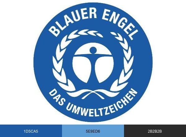 Der Blaue Engel brand color palette