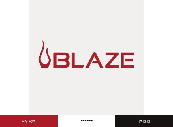 Blaze Grills brand color palette